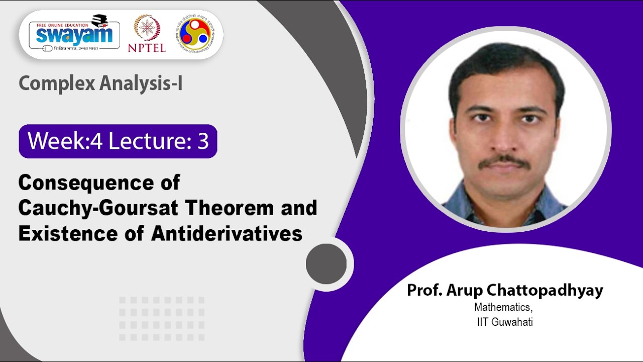Lec 25: Consequence of Cauchy-Goursat Theorem and existence of antiderivatives