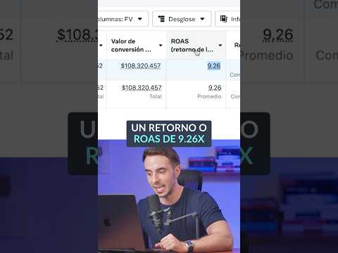 💰 Este anuncio ha tenido un ROAS de 9X