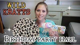 BIRTHDAY PARTY DECOR HAUL | WILD KRATTS | HOBBY LOBBY | TARGET | AMAZON | RACHEL LEE AT HOME