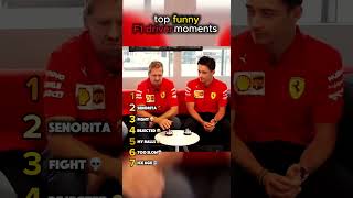 top funny F1 driver moments 😂 #shorts