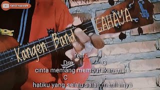 CAHAYA - Kangen Band (lirik & chord) Cover Ukulele by Kanda Hypnosis