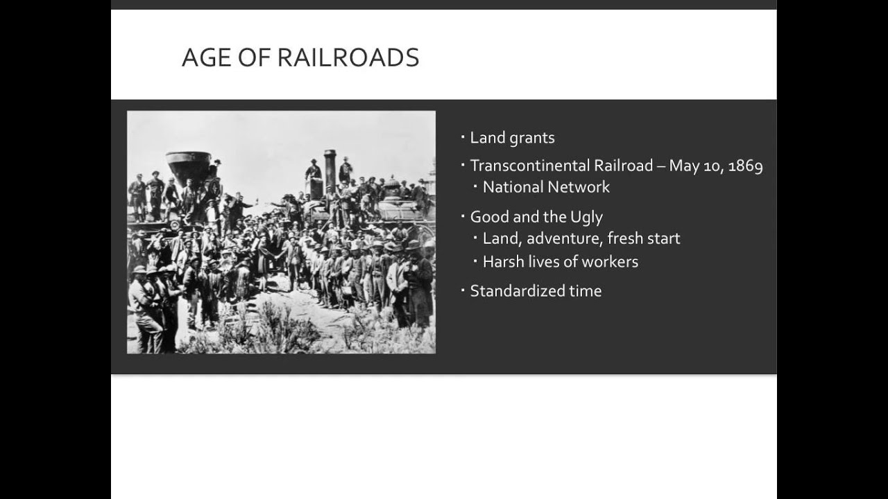 AE US History Gilded Age Technology 