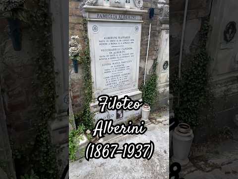 Video Filoteo Alberini (1867-1937) Pioniere cinema Italiano. Regista. Prima sala cinematografica. Tomba