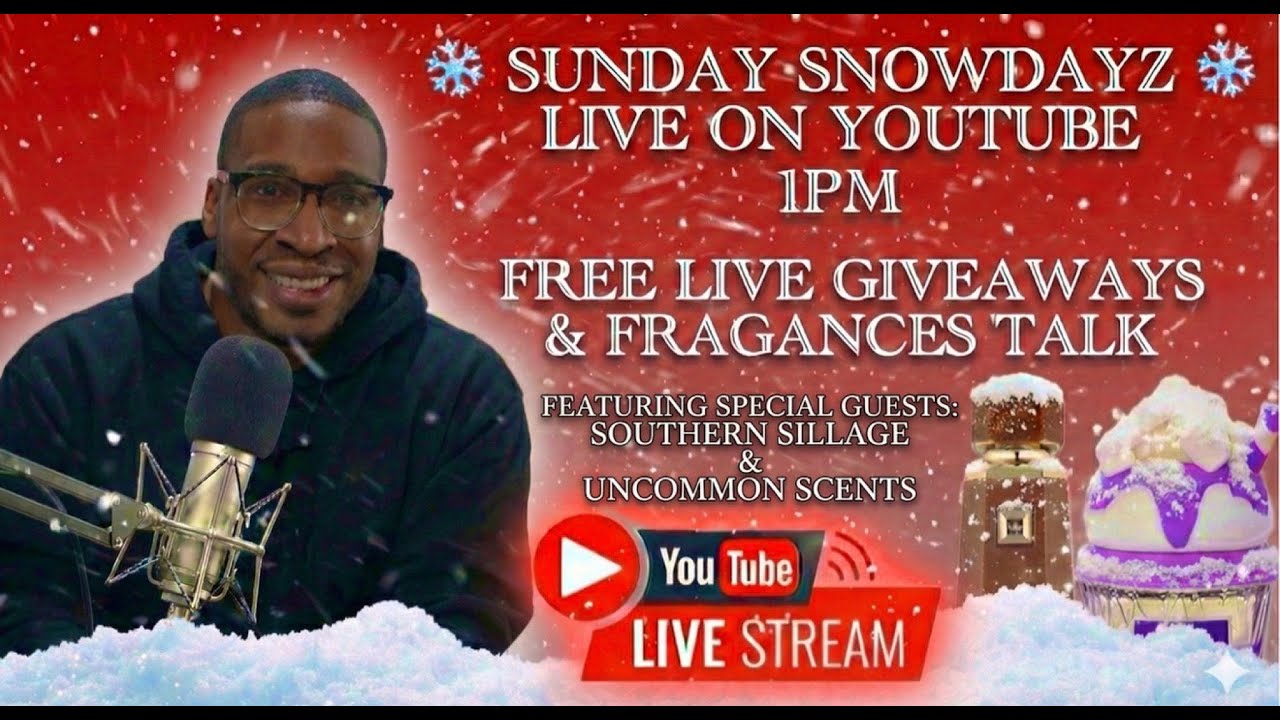 Sunday SnowDayz ❄️ LIVE Fragrance Giveaway + Special Guests | Snowstorm Scent Talk
