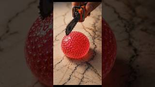 Viral Slime Cutting ASMR With Mini Chainsaw #shorts #slime #asmr #satisfying #slimevideo #trending