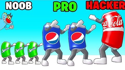 NOOB vs PRO vs HACKER | In Coca Wars | With Oggy And Jack | Rock Indian Gamer |