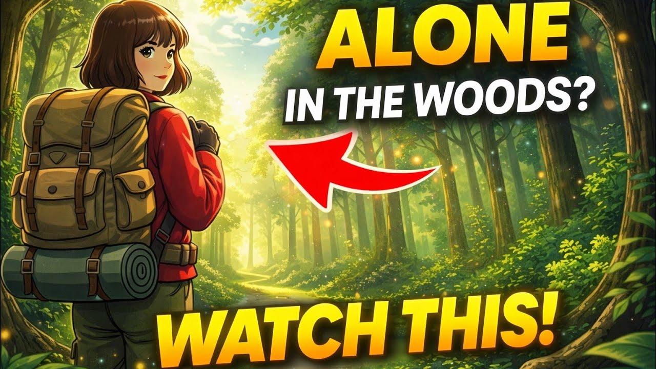 I Spent the Night Alone in a Ghibli Forest… 🌲✨ | Cozy Camping ASMR