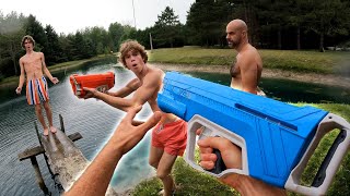 EPIC PUMP WATER GUN! Spyra LX! screenshot 4