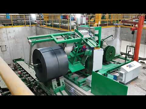 Automatic steel coil radial strapping machine