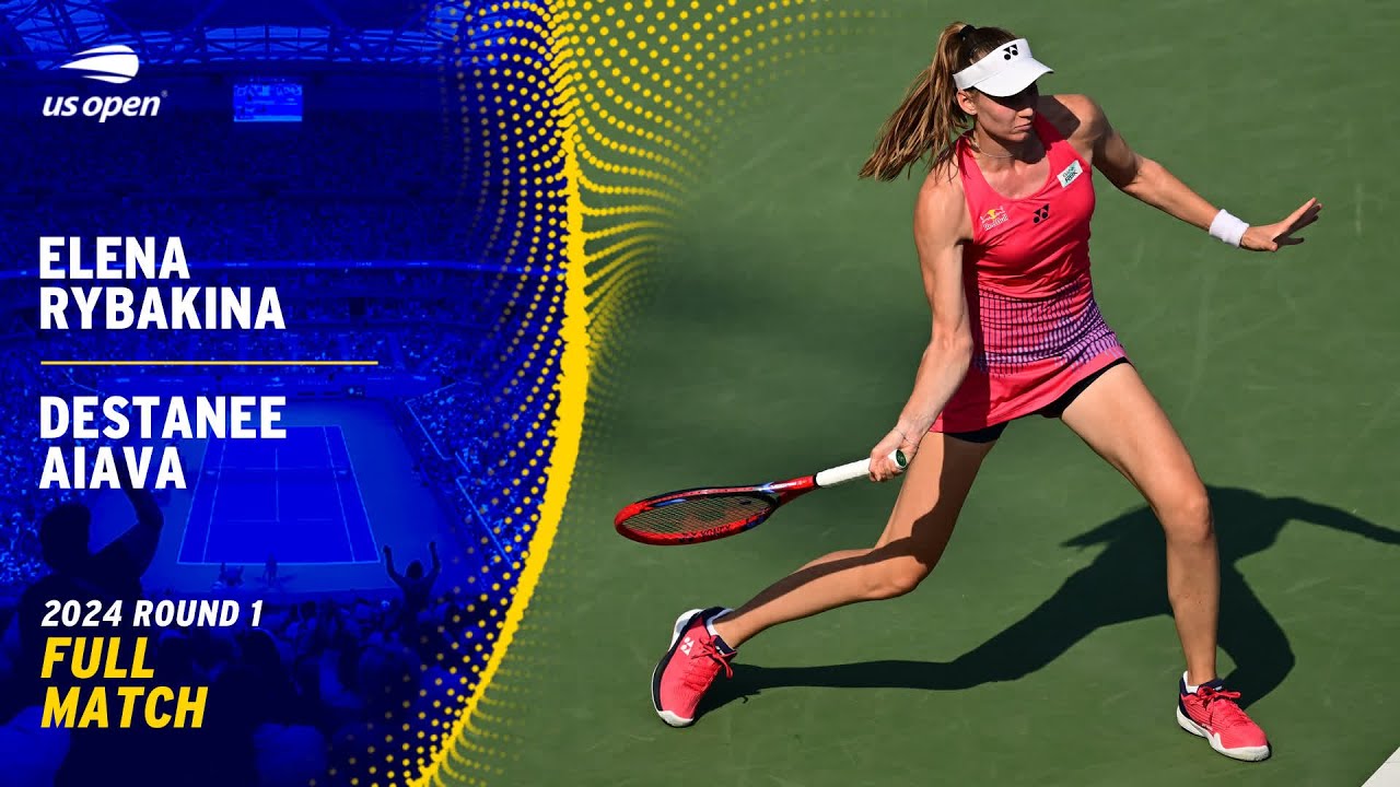 Elena Rybakina vs. Destanee Aiava Full Match | 2024 US Open Round