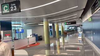 Walking Through the New Airside Terminal B to C Connector at Boston Logan Airprot