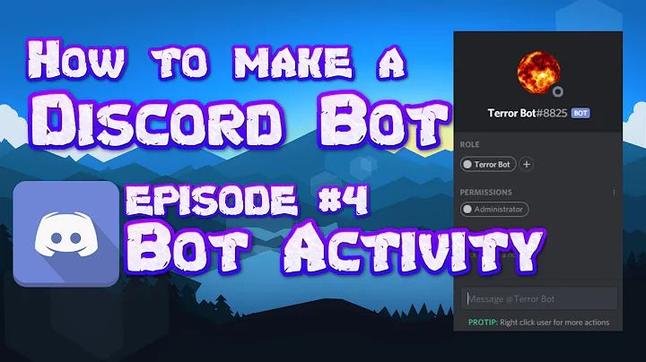 HOW TO MAKE A DISCORD BOT || PART 4 BOT ACTIVITY