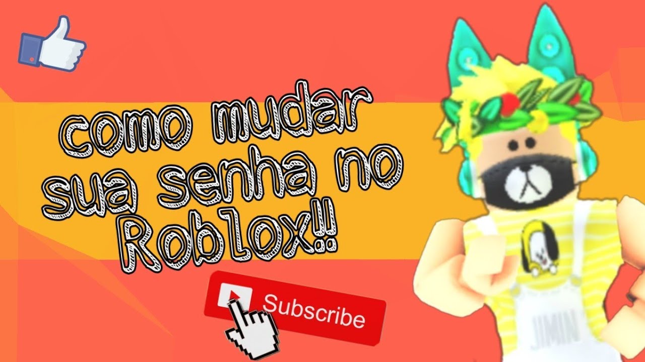 Como Mudar A Senha Da Sua Conta No Roblox Youtube