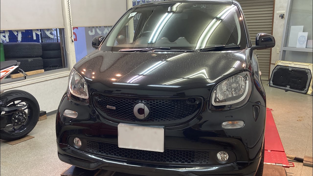 在庫車紹介！スマートフォーフォーブラバス　エクスクルーシブ！モノトーンブラックメタリック色　渋カッコイイ！！