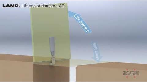 LAD Lift Assist Damper - Available with SCF Hardware