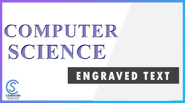 Engraved text effect using css | HTML CSS | Computer Science