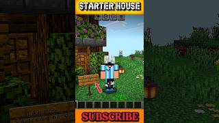 Starter House Tutorial In Minecraft Wait For End..🤯 Easy To Make | #shorts #minecraft #shortsfeed