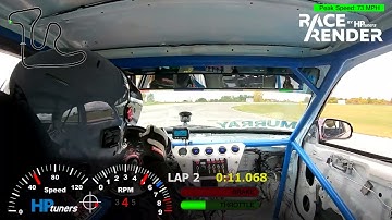 Gingerman Raceway 1:41.6 GLTC Testing Honda Civic K24 EK Hatch Best lap 10/16/22 Gridlife