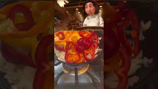 Making Ratatouille from the Movie! #cooking #cartoonfood #ratatouille #fyp #foodie
