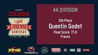 2019World Final 4A 05 Quentin Godet WORLD YOYO CONTEST 2019 Presented by Cloud Native Inc WYYC2019