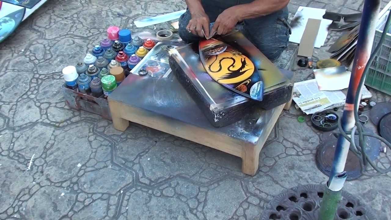 Spray Paint Artist in Cozumel, Mexico 2013 [1080p] YouTube