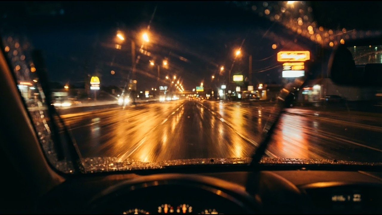 Rainy Night Drive – Music for Late Night Driving | drivewave.studios