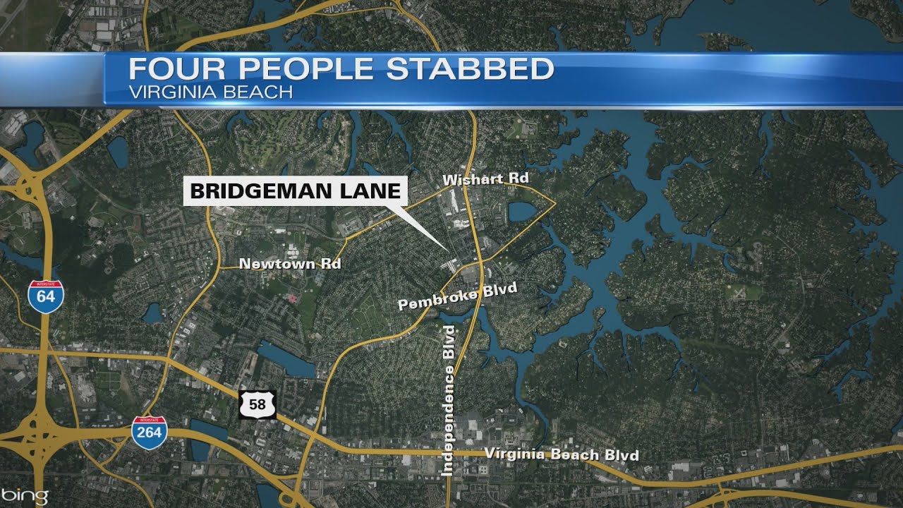 Police: 4 seriously injured, including 2 children, in domestic-related stabbing in Virginia Beach