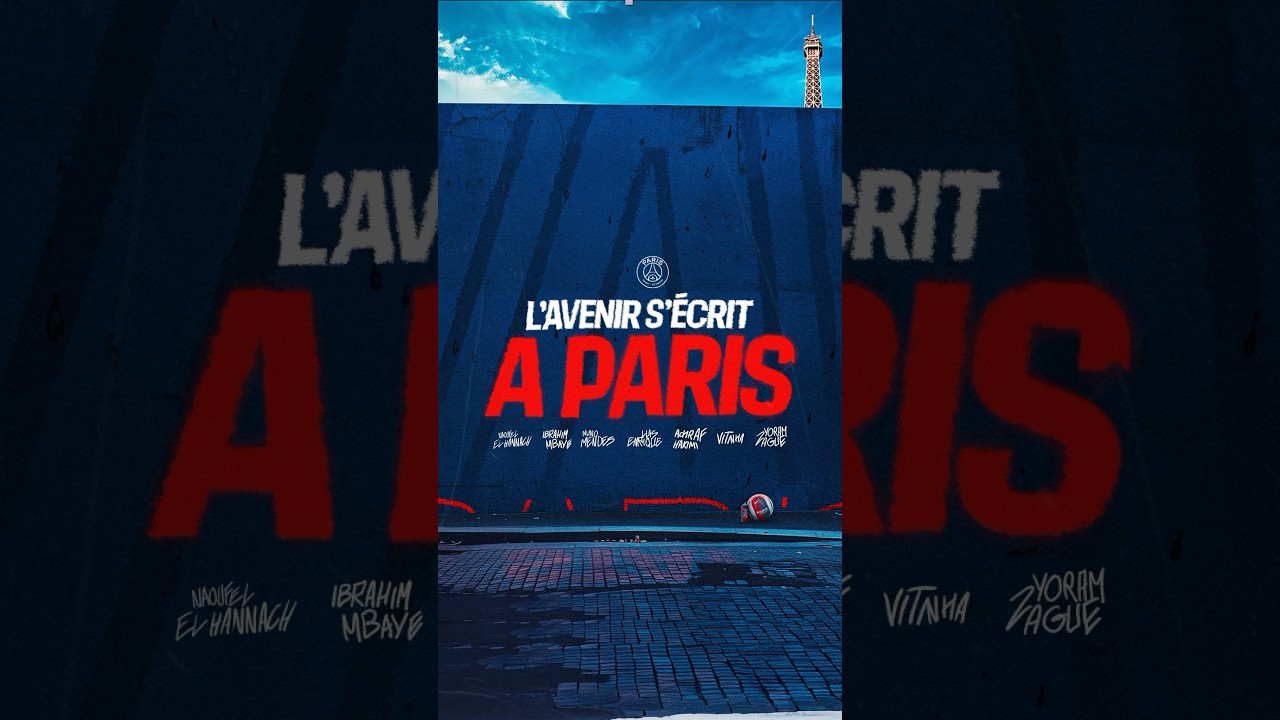 The future is being written in Paris! ✍️❤️💙