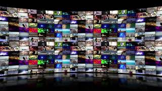 Multi-Screen Video Wall Monitors Multiple Screens Not Seamless Motion Background Version 6