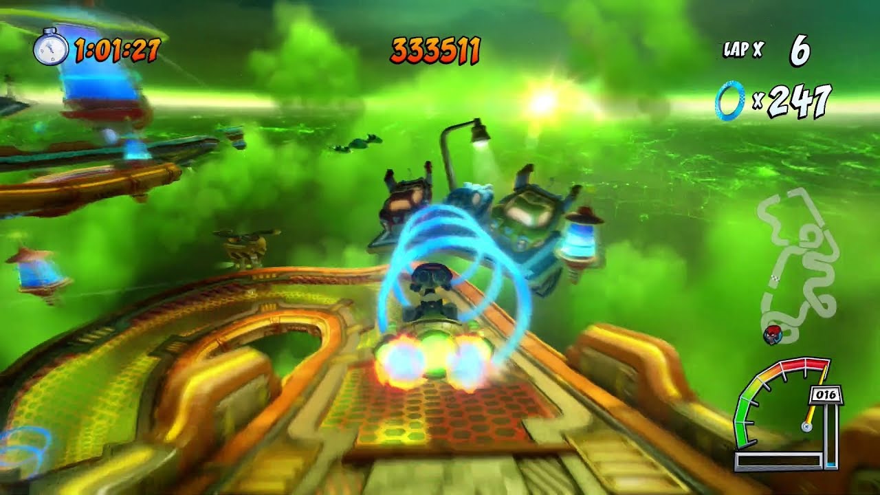 CTR Nitro Fueled - Ring Rally #40: Drive-Thru Danger (935 684 points)