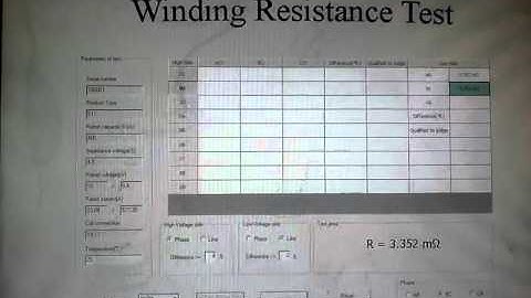 transformer winding resistance test, integrated transformer test system