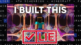 The TRUTH About Building The 4th Dimension in Minecraft!