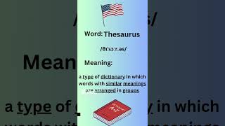 How to Pronounce Thesaurus in American Accent #learning #learnenglish