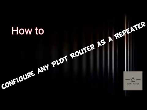 Configure your old PLDT modem as Repeater or Wifi Extender