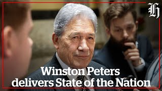 Winston Peters delivers State of the Nation  | nzherald.co.nz