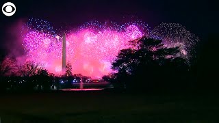 Inauguration celebration fireworks for President Joe Biden and Vice President Kamala Harris