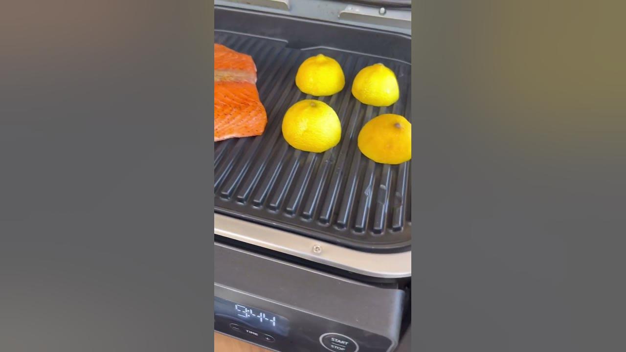 NINJA WOODFIRE GRILLED SALMON RECIPE! shorts YouTube