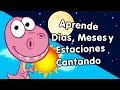 días, meses y estaciones con canciones infantiles