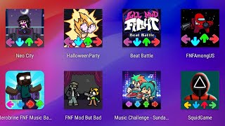 New FNF Android Mods | Neo - Satin Panties Neo | Sonic.Exe 2.0 - Black Sun Song & Jeffy V2 - Run