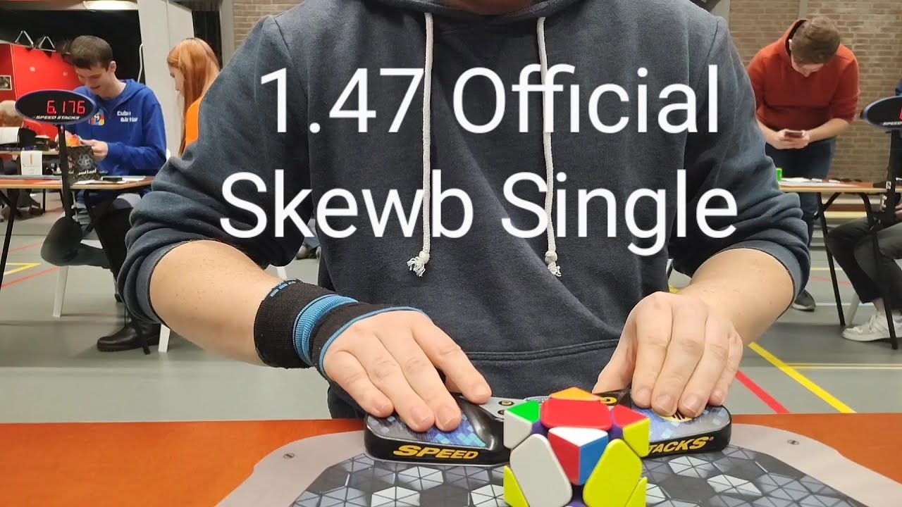 1.47 Official Skewb Single - Belgian National Record