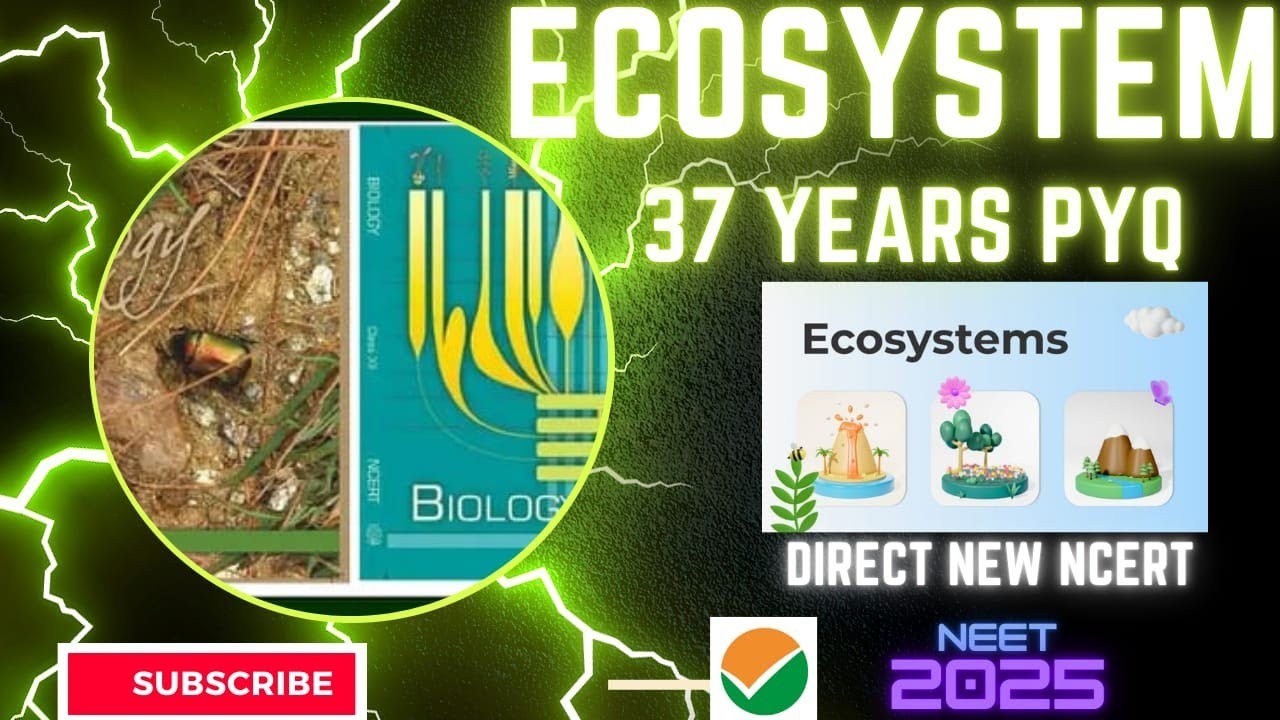 Ecosystem class 12 //direct ncert neet pyq highlights#neetncertbiology ...