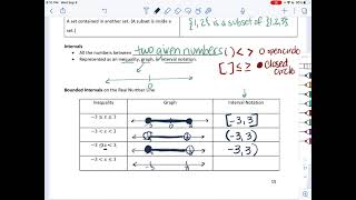 Interval Notation & Set Builder Notation
