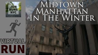 VIRTUAL RUN - Midtown Manhattan in Winter