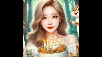 그녀의 생일을 축하하는 특별한 영상 |  CapCut으로 제작한 Bing Image Creator:AI ART VIDEO_VibesCanva