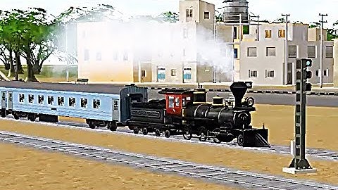 Train Sim - India Using Mogul Steam Locomotive - Simulasi Kereta Api