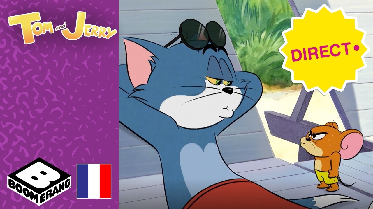 🔴 TOM ET JERRY LIVE - ÉPISODES HURRY HURRY TOM ET JERRY | DESSINS ANIMÉS COMPLETS  @boomerangFR