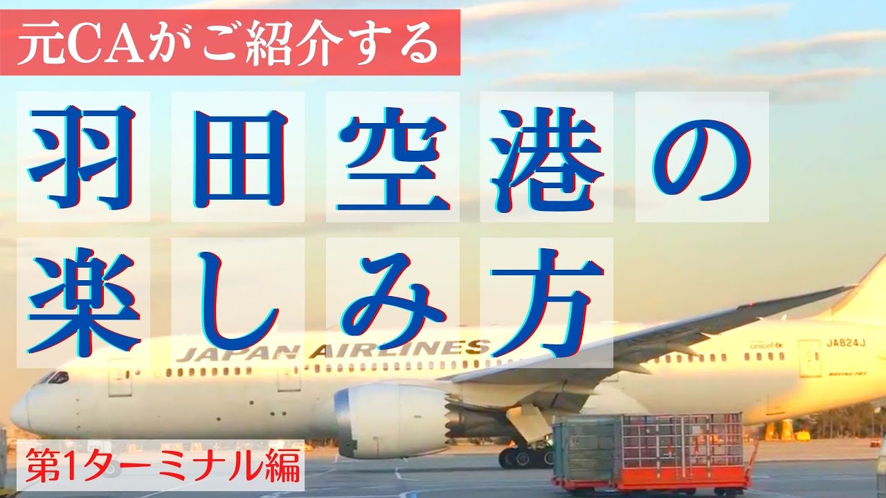 【元CAが教える】飛行機に乗らなくても楽しめる羽田空港| 第1ターミナル編|空港土産| 航空神社|Airport tour|