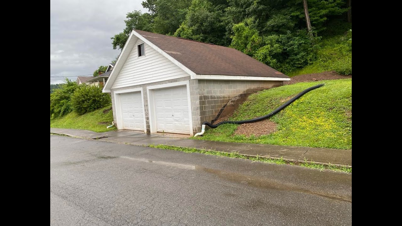 Cinder Block Garage Repair - YouTube