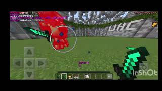 MCPE 0.15.10 Uhc Skills (kinda):I'm weak but, never give up #minecraft