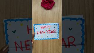 New Year Greeting Card Easy 2026/Diy New Year Greeting Card #shorts #diy #newyear #cards